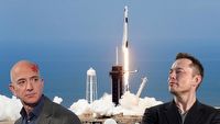 Elon Musk żartuje z Bezosa: „poszedł na emeryturę, by pozywać SpaceX”
