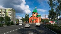 ETS2 Heart of Russia - cerkwie na nowych screenach z dodatku