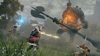 Potężny rycerz miażdży gracza na nowo wyciekłym gameplayu z Elden Ring