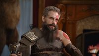 Komiczna reklama GoW Ragnarok; grają Ben Stiller jako Kratos i John Travolta