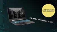 ASUS TUF Gaming F15 to laptop z RTX 3060, Cyberpunk 2077 nie jest dla niego problemem