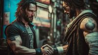 Keanu Reeves kocha grać Johnny'ego Silverhanda w Cyberpunk 2077