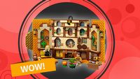 Dołącz do Hufflepuffu z niezwykłym zestawem LEGO, który możesz powiesić na ścianie; teraz w promocji Amazon
