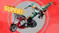 Motocykl, samochód a może samolot? Zbuduj pojazdy LEGO w szalenie niskich cenach