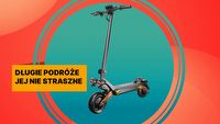 Ta hulajnoga elektryczna to prawdziwy długodystansowiec. 75 km zasięgu na jednym ładowaniu to osiągi, które zostawiają w tyle konkurencję