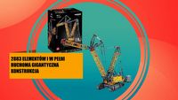 Jedna z największych klockowych konstrukcji w ofercie LEGO jest teraz na promocji. Zostań operatorem ogromnego żurawia gąsienicowego