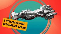 Ten model statku Tantive 4 jest pięciokrotnie tańszy i znacznie bardziej szczegółowy od zestawu LEGO Star Wars