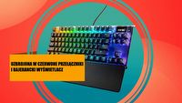 Jeśli nie chcesz mieć na głowie wkurzonych domowników, zainwestuj w klawiaturę z czerwonymi przełącznikami. SteelSeries Apex 7 kupisz teraz taniej