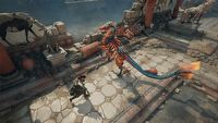 W Titan Quest 2 zetrzemy w proch szeroką gamę dzikich i przedziwnych bestii. Gryf i hippokamp prezentują się bajecznie, a zarazem groźnie