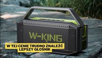 80 W, wodoodporność, 40 godzin na baterii i bajecznie niska cena - ten głośnik Bluetooth W-KING gasi konkurencję, niczym zimna woda pragnienie