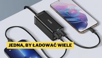 Taką promocję mógł zrobić tylko Amazon. Ładowarka Baseus o mocy 100 W i z funkcją ładowania 4 urządzeń jednocześnie ponad 100 zł taniej