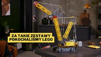 Oryginał podnosi ponad 3000 ton i sięga blisko 240 metrów w górę, a jego klockowa replika wcale nie jest mniej imponująca. LEGO Liebherr LR 13000 to klejnot w koronie serii Technic