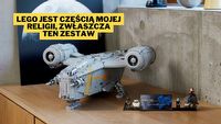 72 cm długości, ponad 6000 elementów i figurka Baby Yody na latającym klozecie - widząc ten zestaw LEGO, czuję się jak małe dziecko w sklepie z zabawkami