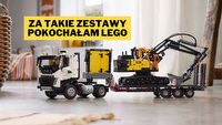 Tegoroczna perełka w ofercie LEGO Technic teraz 26% tańsza! Volvo FMX i koparka EC230 Electric to mierzący około 70 cm zestaw, który przypomina mi, za co kocham klocki duńskiego producenta