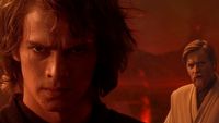 Ikoniczna scena z Zemsty Sithów była pomysłem Stevena Spielberga. Ekipa jej nienawidziła, ale George Lucas uparł się, by nic nie zmieniać