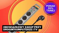 Kosztuje niespełna 70 zł i jest ratunkiem dla Twojego PC lub telewizora w krytycznej sytuacji. Ta listwa ochronna to wręcz obowiązkowy zakup