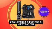 Oświetl noc niczym dzień! Niesamowicie jasna i uniwersalna latarka to niezbędnik na każdy wypad