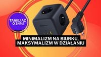 Sprytne centrum zasilania! Ta niepozorna kostka to gwarancja porządku na biurku!