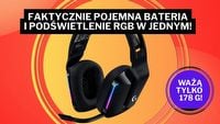 Te słuchawki Logitecha to prawdziwa bomba na Amazonie! Bajecznie lekki sprzęt ma prawie 12 tysięcy opinii i kosztuje mniej niż 300 zł