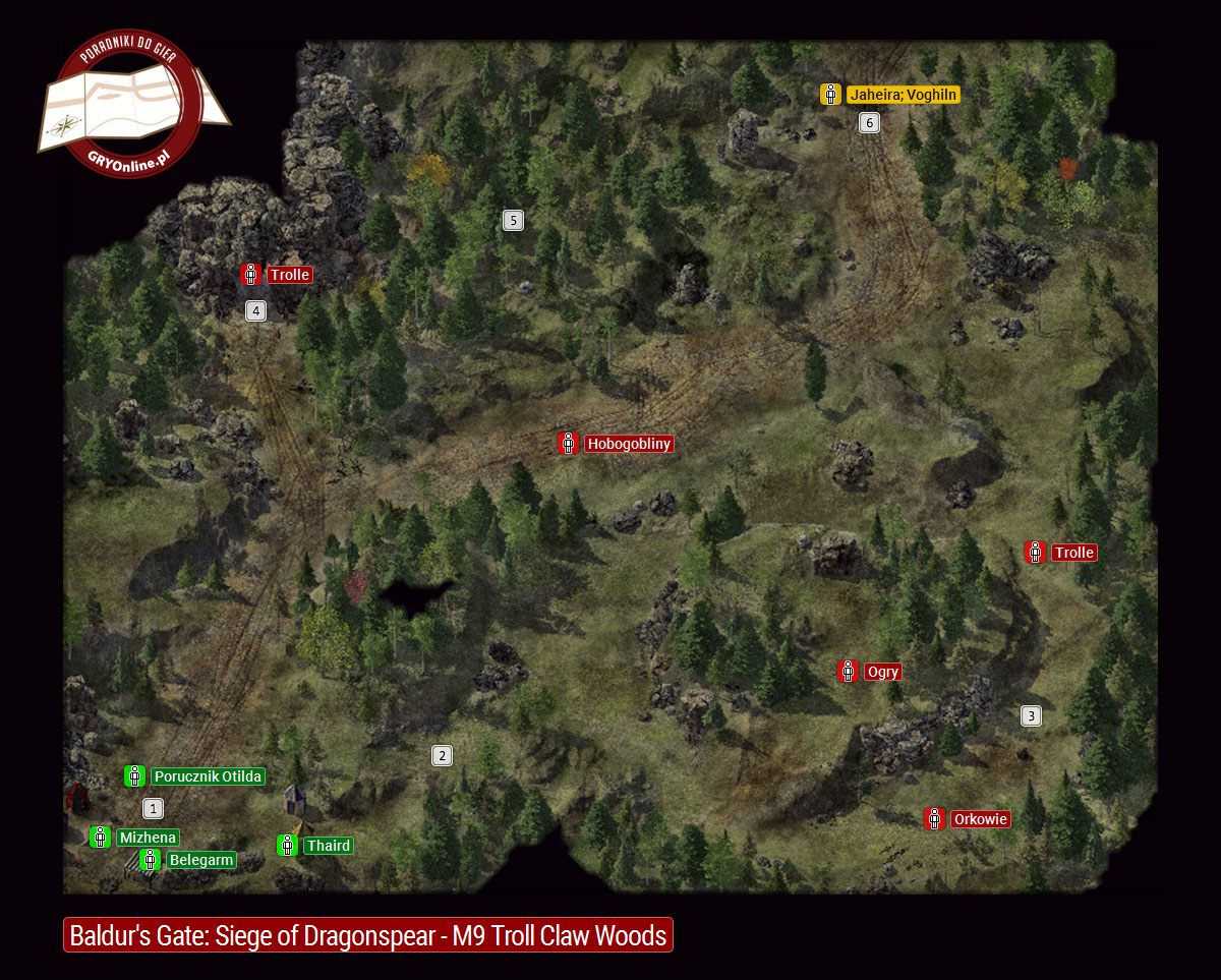 Baldur's Gate: Siege of Dragonspear - M9 Troll Claw Woods