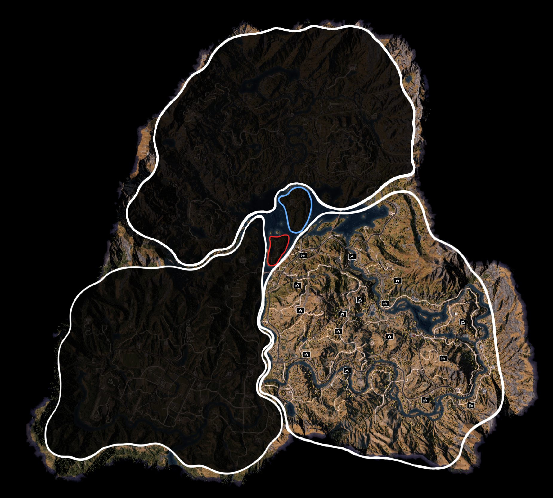 Mapa Ołtarzy W Rzeka Henbane W Far Cry 5 Far Cry 5 Poradnik Do