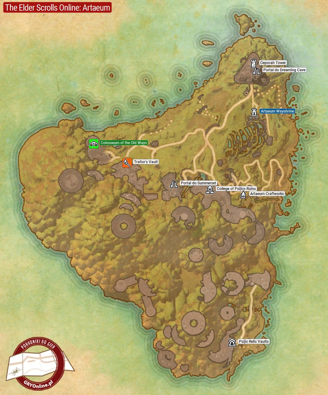 Саммерсет карта teso
