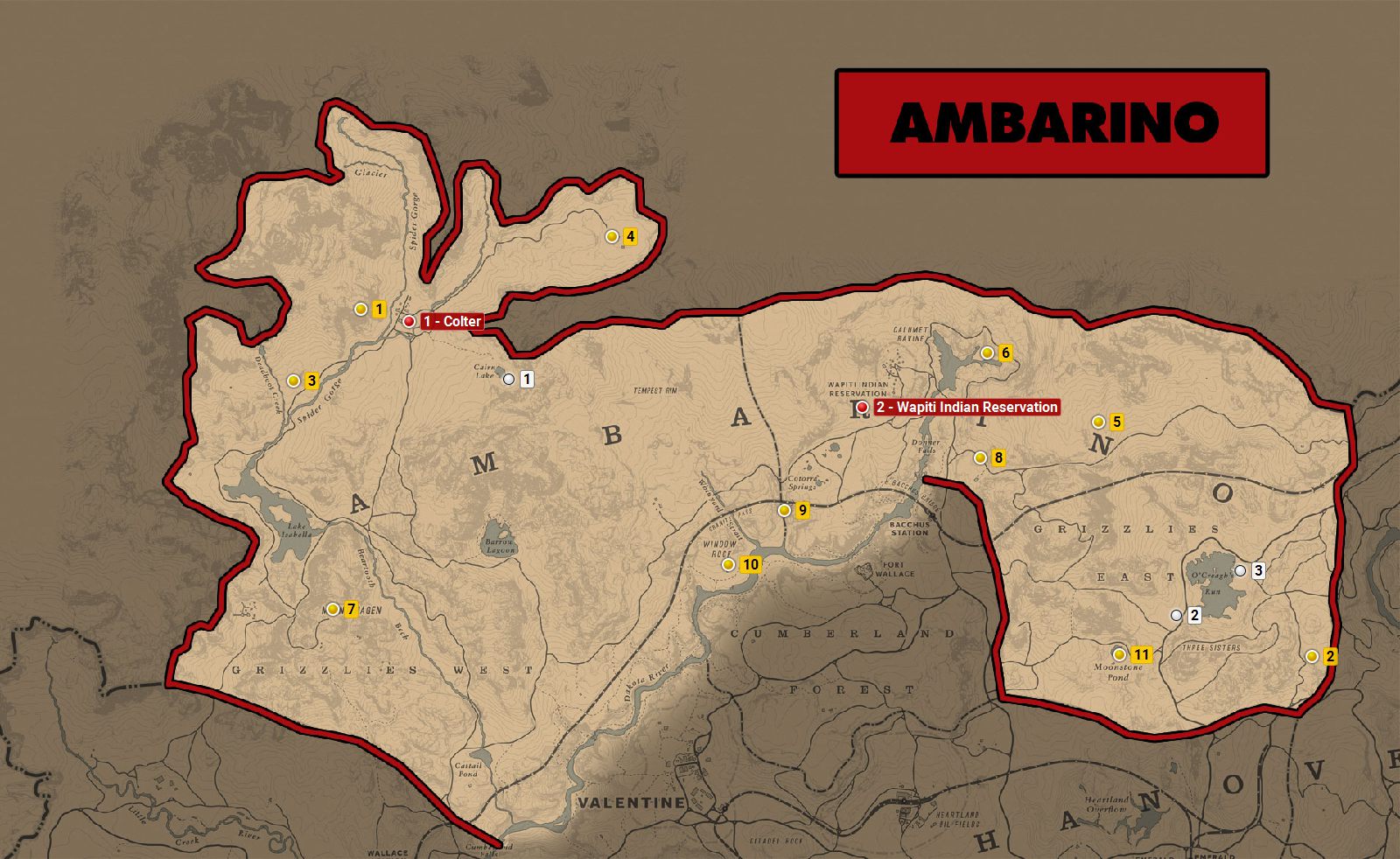 Red Dead Redemption 2 - Atlas - Ambarino