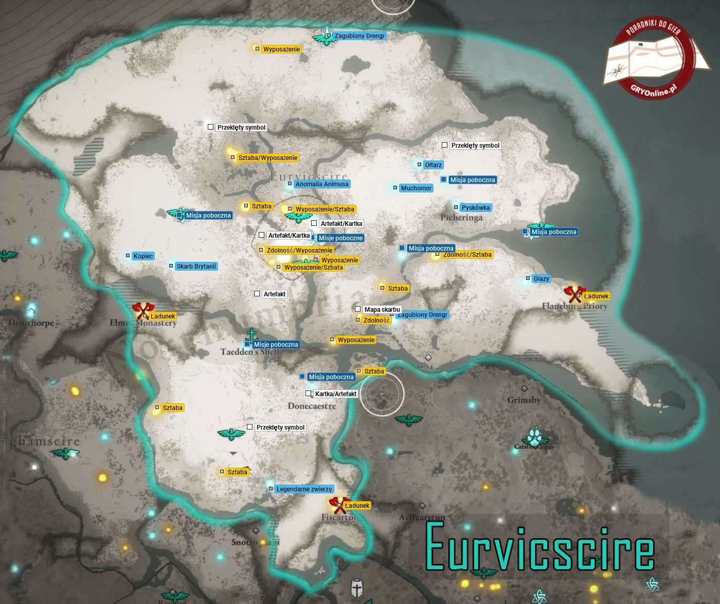Assassin's Creed Valhalla - M7 Eurvicscire / Jorvik - Sekrety