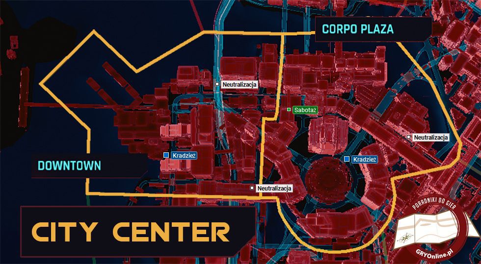 Cyberpunk 2077 - City Center - Kontrakty