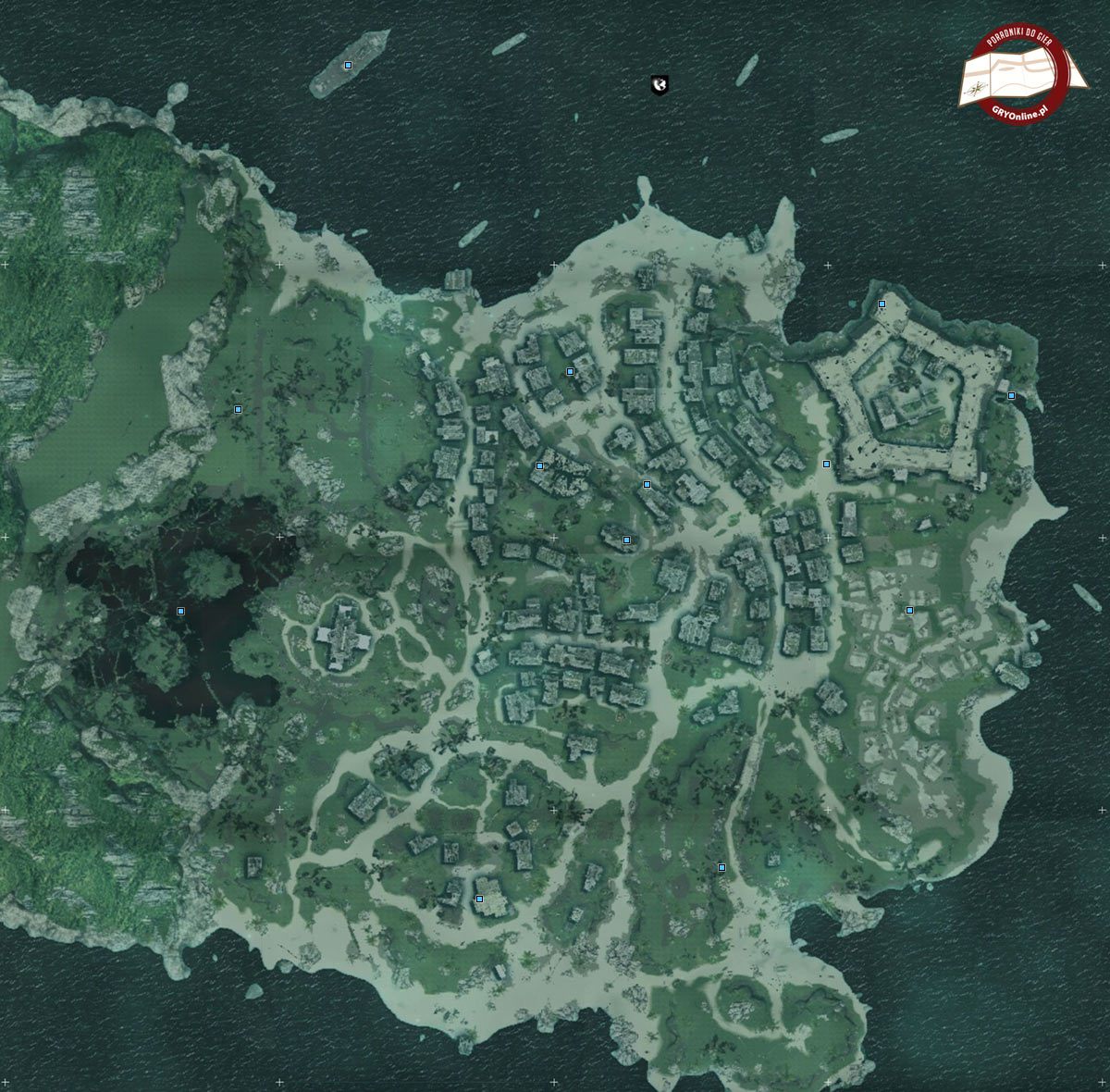 Mapa Nassau - Fragmenty Animusa - Assassin's Creed IV: Black Flag Mapa Nassau - Fragmenty Animusa - Assassin's Creed IV: Black Flag