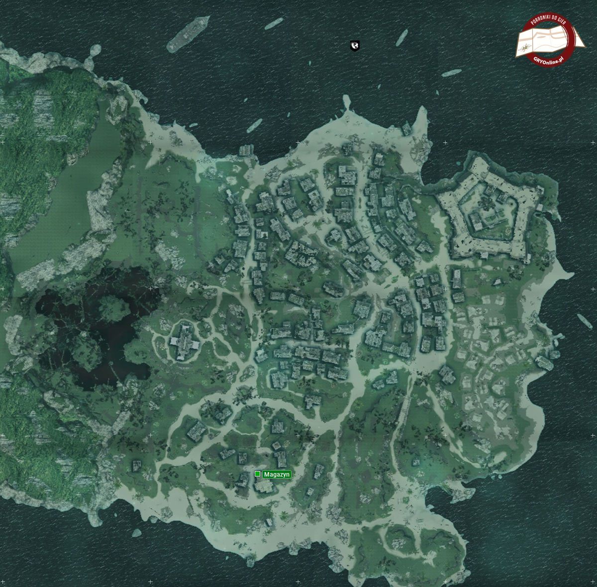 Mapa Nassau - Magazyny - Assassin's Creed IV: Black Flag Mapa Nassau - Magazyny - Assassin's Creed IV: Black Flag